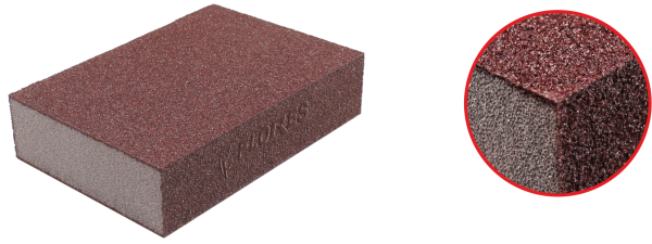 AIQ TOOLS II Burete cu smirghel de (25MMx70MMx100MM-P#100)