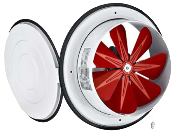 AIQ TOOLS II Aerisitor electric din metal+ventilator (250MM)