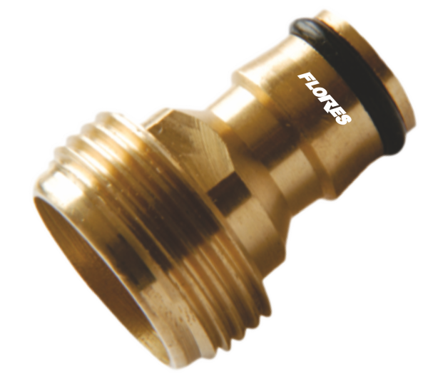 AIQ TOOLS II Adaptor cu filet exterior din bronz pentru furtun (3/4)