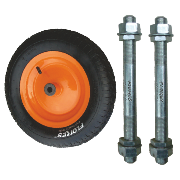 AIQ TOOLS II Ax pentru roata roaba portocalie (14MMX170MM-2buc./set)